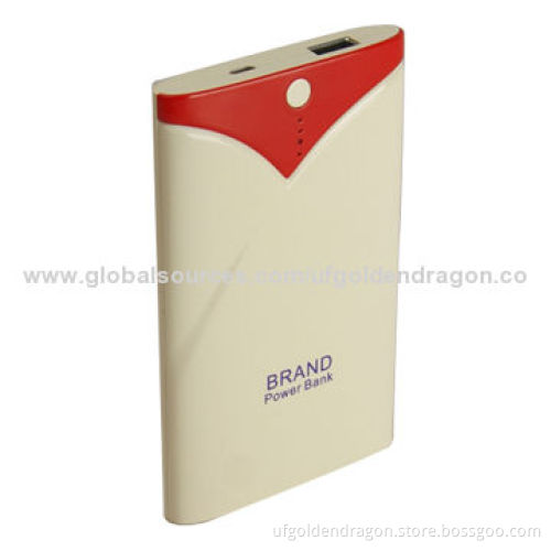 Slim power bank, universal power bank 5000mAh